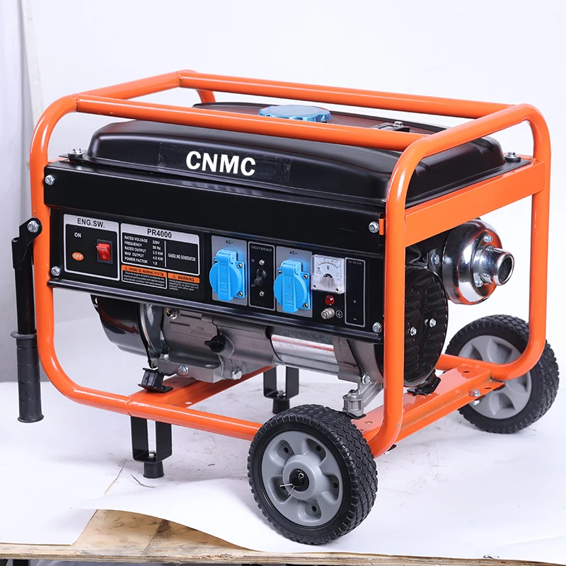

8000Watt Generator 220V 50HZ Generator Thickened Tire 4-Stroke All-metal materialElectricstartAir-Cooled for Household Use