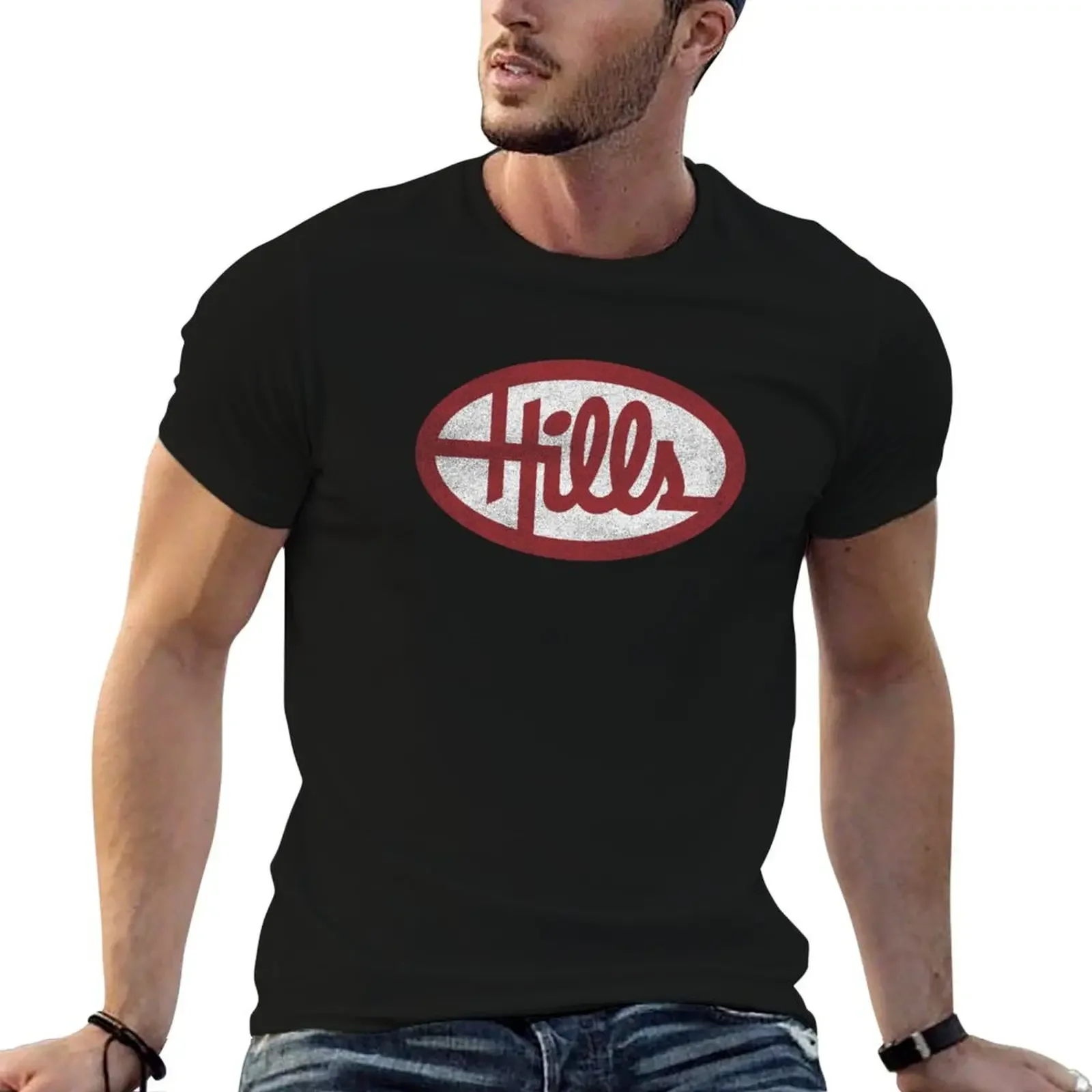 Hills Department Store Vintage Retro Distressed T-Shirt anime t shirts anime clothes men graphic t shirts