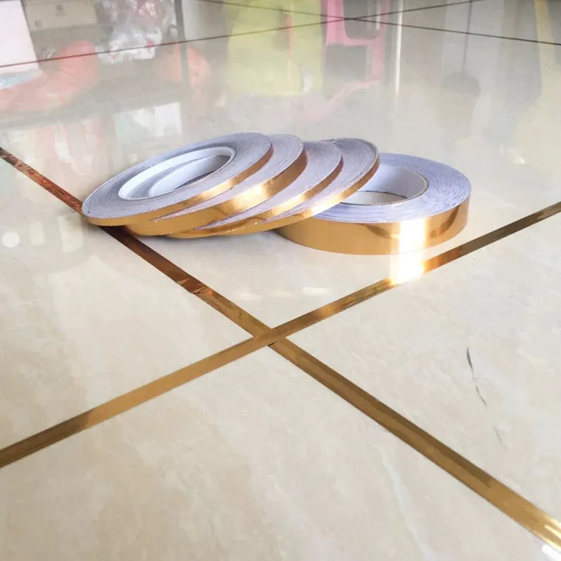 Self-Adhesive Tile Tape Floor Seam Sticker Self-Adhesive Sealing Strip Waterproof Wall Floor Tile Beauty Gap wall Sticker