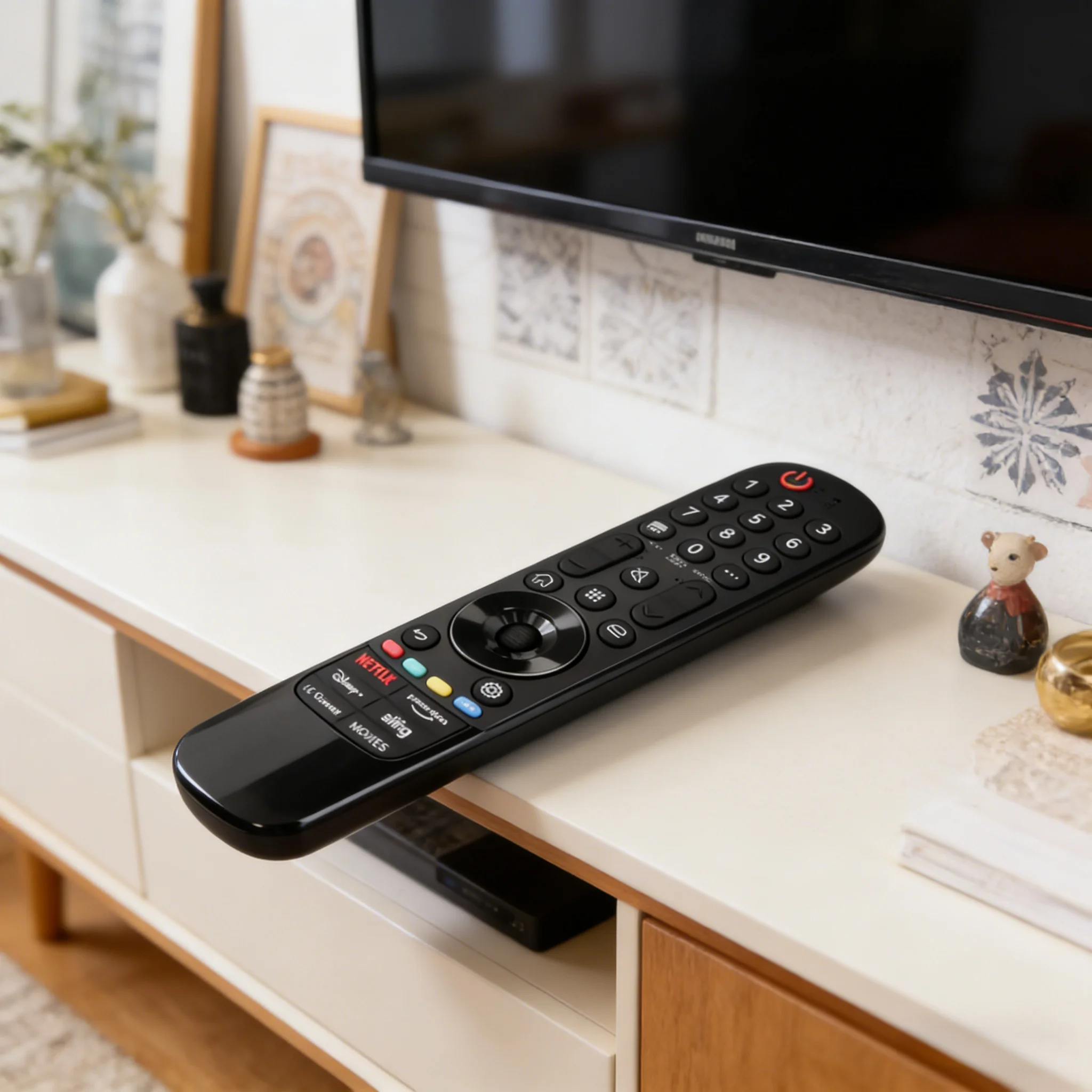 

Replacement AN-MR21GA Infrared Remote Control for LCD TV | No Programming, No Voice Function