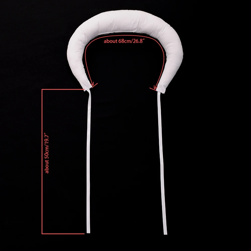 Elizabethan Bum Roll White Pad Hanover Bustle Crinoline Pannier Underskirt Petticoat