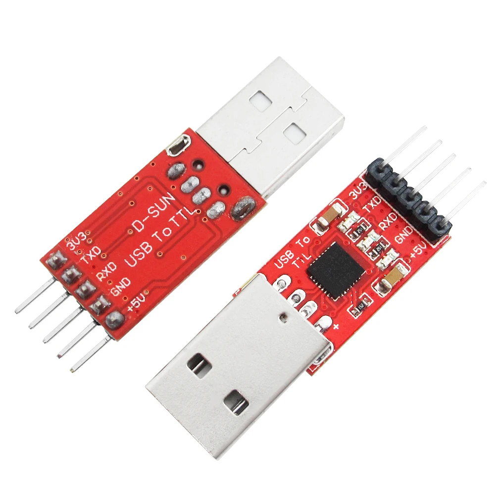 10sets/lot new CP2102 Serial Converter USB 2.0 To TTL UART 5PIN Module with Dupont line