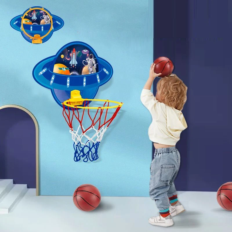 Cartoon Animal Basketball Hoop Toys Kids Throw Basketball Stand Set Indoor Outdoor Sport Games Play Toys for Children Boys Girls