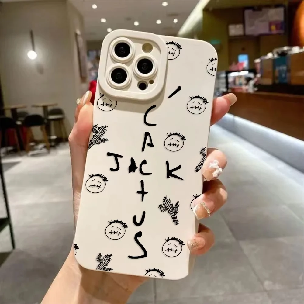 Travis scott cactus jack caso de telefone para samsung galaxy s25 ultra s24 s23 s22 s21 plus s20fe a55 a54 a35 silicone capa macia