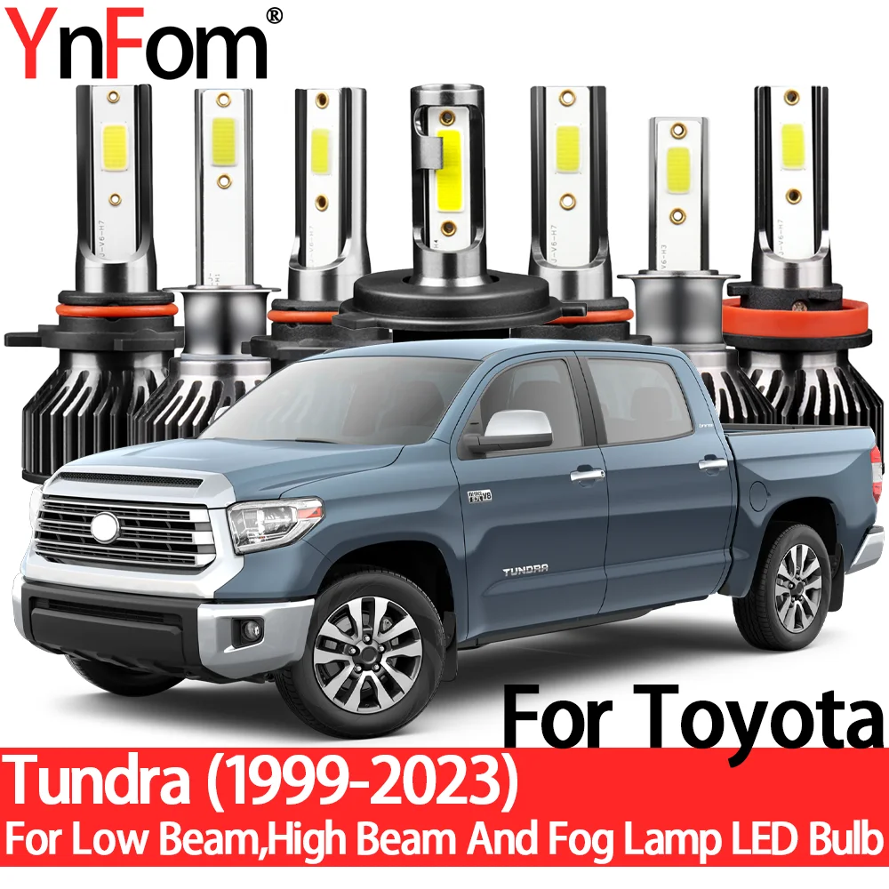 

YnFom Toyota специальные светодиодный ные фары комплект ламп для Tundra K3 K4 K5 SR-5 1999-2019 ближний свет, дальний свет, противотуманные фары, автомобильны...
