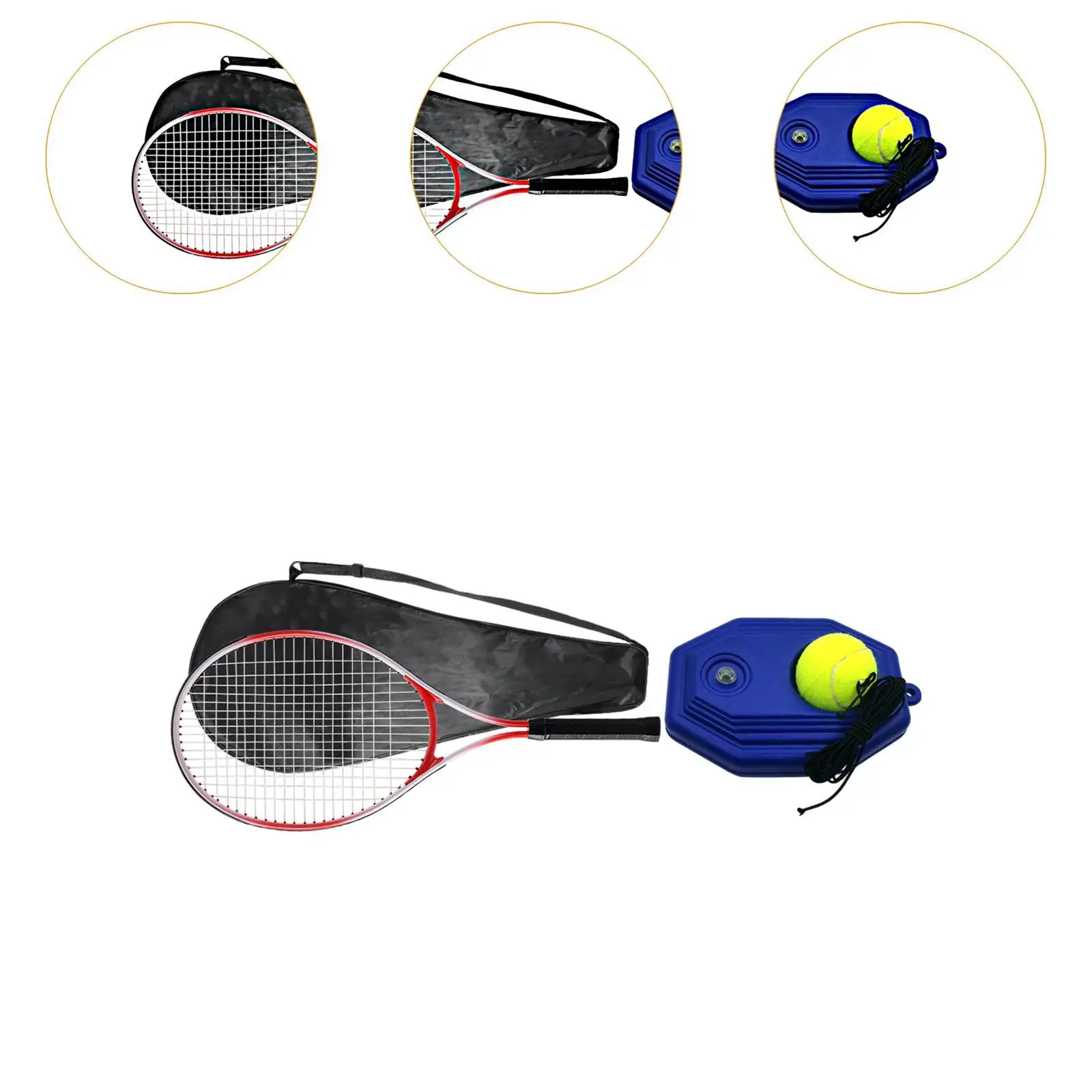 Tennis Racket Lightweight Tennis Rebounder Kit Tennis Training Rebound Ball