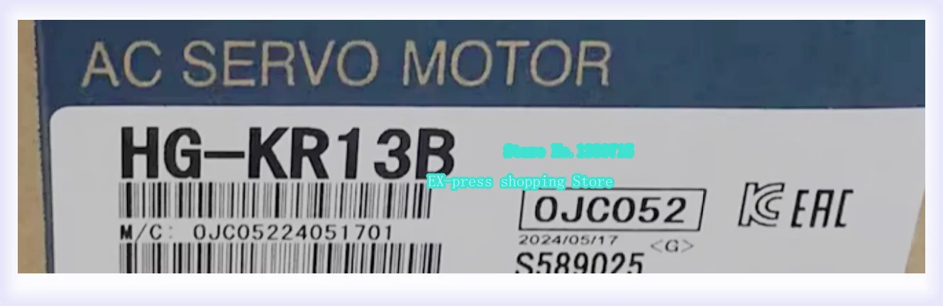 New Original HG-KR13B 100W 3000rpm 0.32NM Brake AC Servo Motor