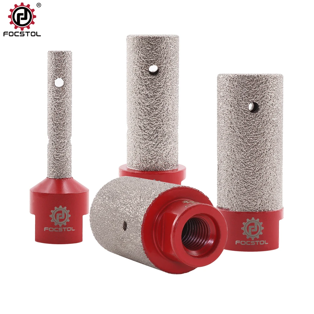 FOCSTOL Diamond Finger Milling Bit 1pc M14 Thread for Countertop Porcelain Ceramic Tile Marle Granite Stone Milling