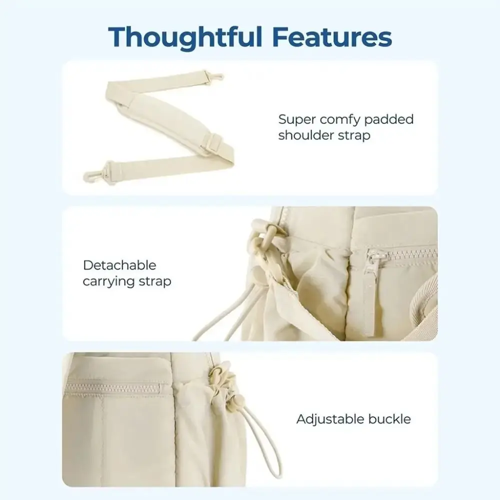 

Large Capacity Travel Duffel Bag Cloud Style Dry and Wet Separation Travel Luggage Suitcase Waterproof Lightweight