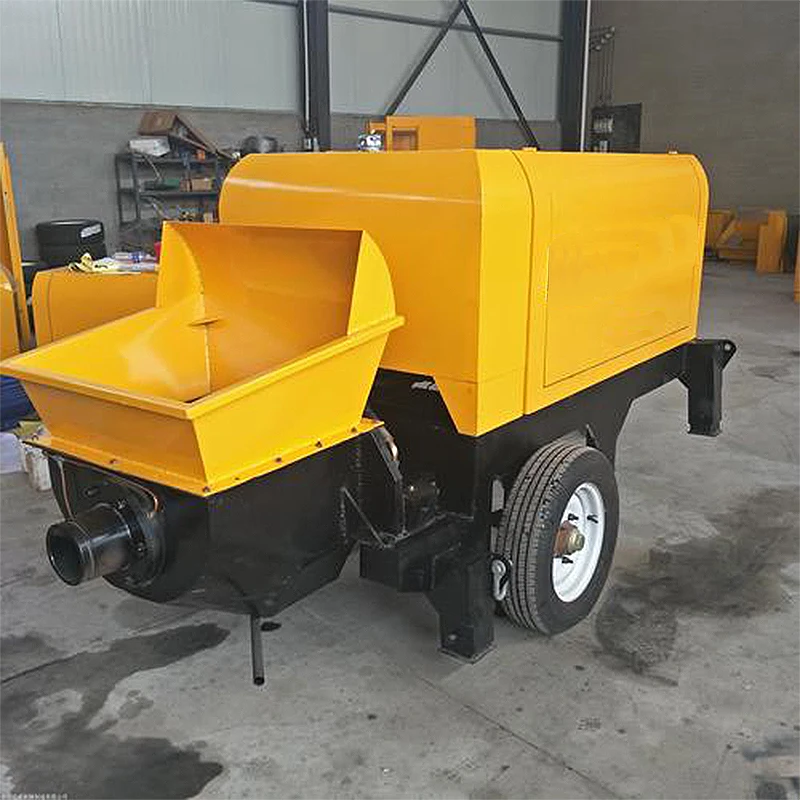 Cement Pump Truck Mini Concrete Pumpconcrete Repair Injection Pumpconcrete Pump Machine diesel view 3