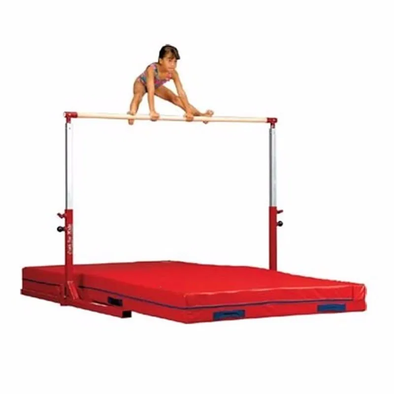 Equipamento de ginástica interno/externo Barra horizontal ajustável para musculação infantil Barra Kip