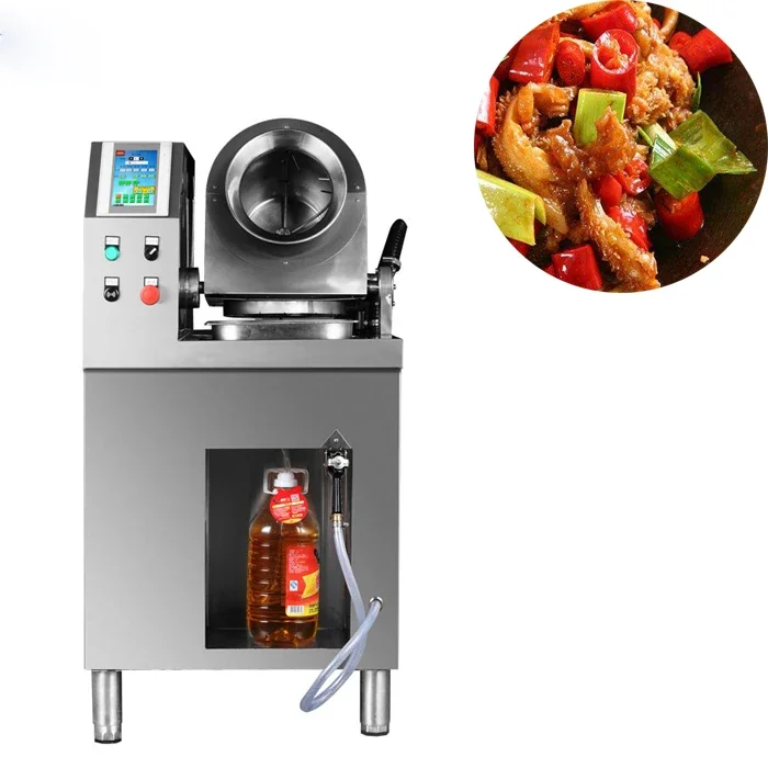 voice automatic cooking robot/drum cooking machine