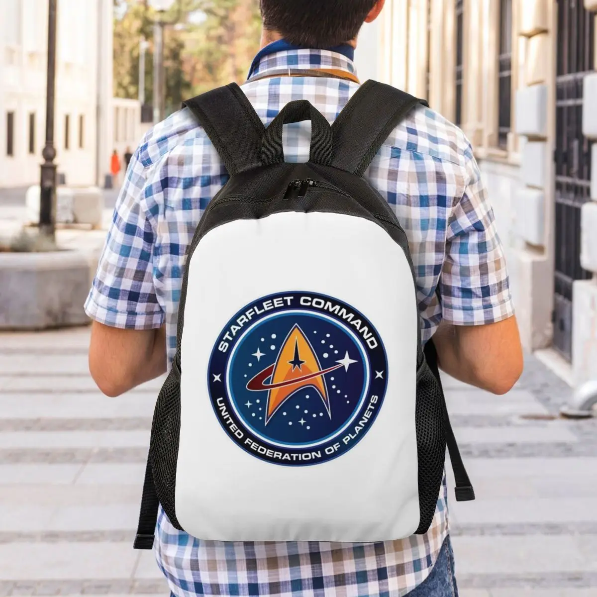 Star Treks Science Fiction TV Series Backpack Student Boys Girls BookBag School Bag Computer Shoulder Bags