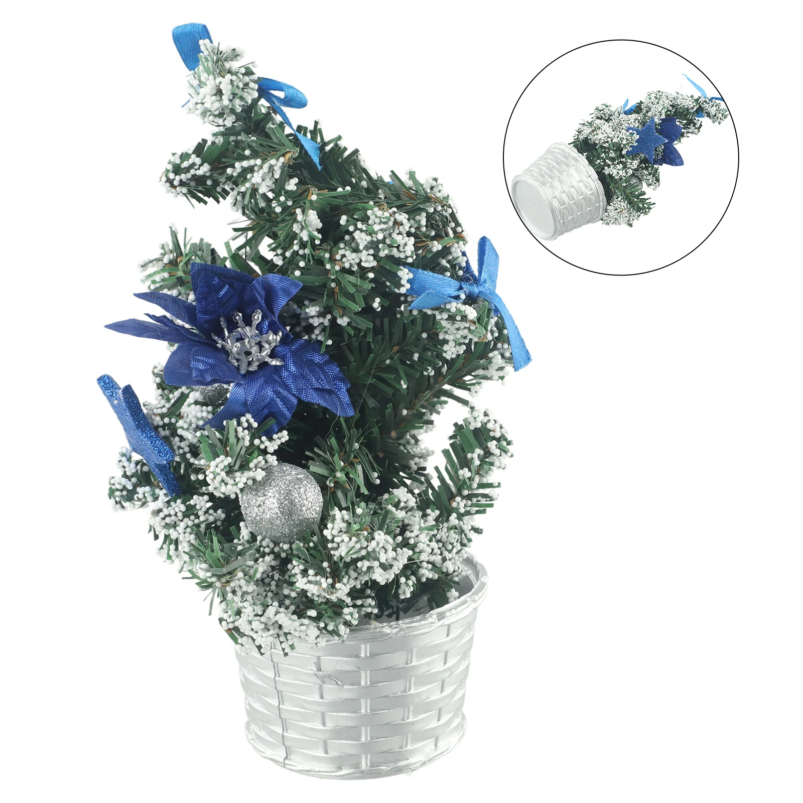 Decoration Christmas Tree ornament Home Miniature Office Portable Table Xmas 20cm Desk Mini Useful Accessories