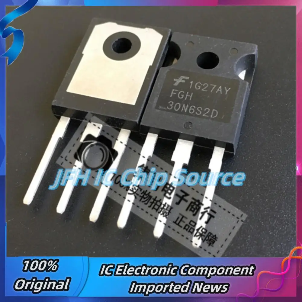 5PCS-10PCS FGH30N6S2D  IGBT TO-247 600V 45A 167W  Best Quality Stock