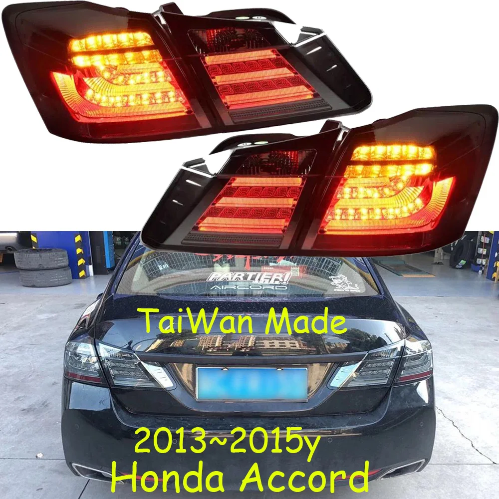 For car Rear Bumper LED for honda accord taillight fog lamp 9th 2013~2015y for honda accord Reversing driving Brake Light