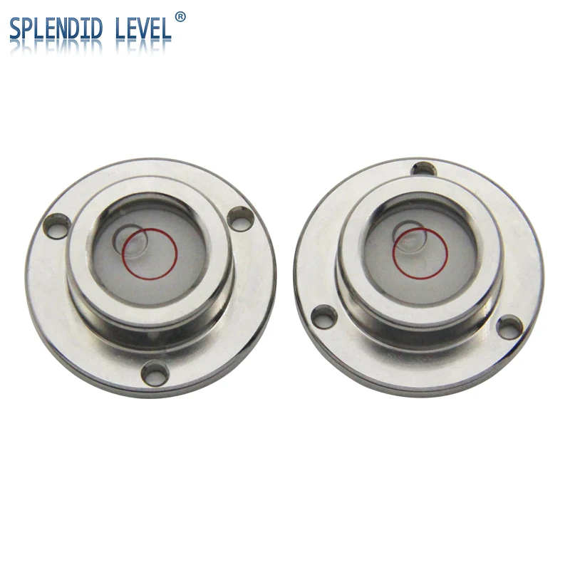 High precision circular horizontal bubble flange level water level gauge size: 32 * 21 * 11mm