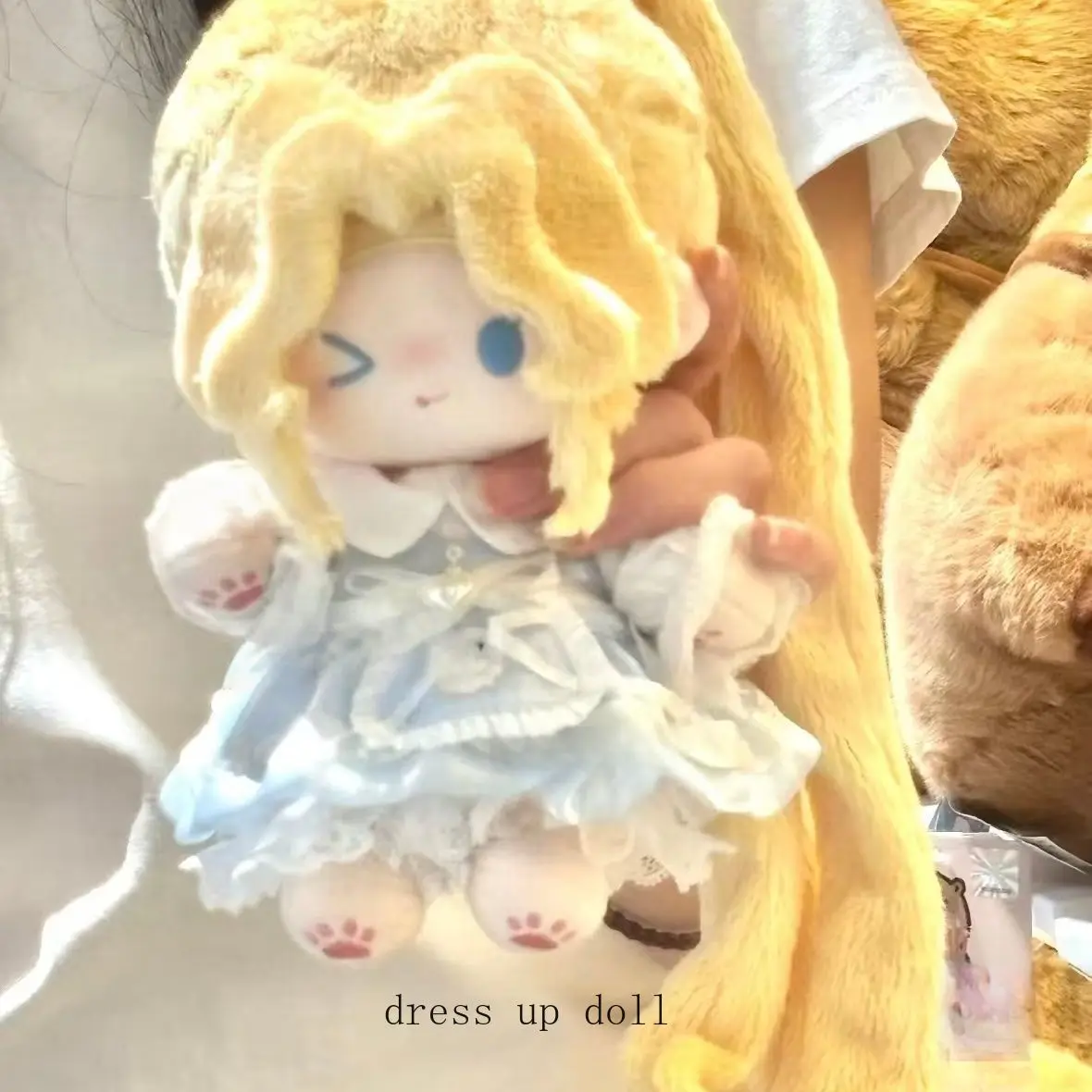 

Alice Dross Identity V Anime Cute Plush Toys Game Cotton Doll Body Dress Up Clothes Stuffed Figures Plushies Birthday Gift 20cm