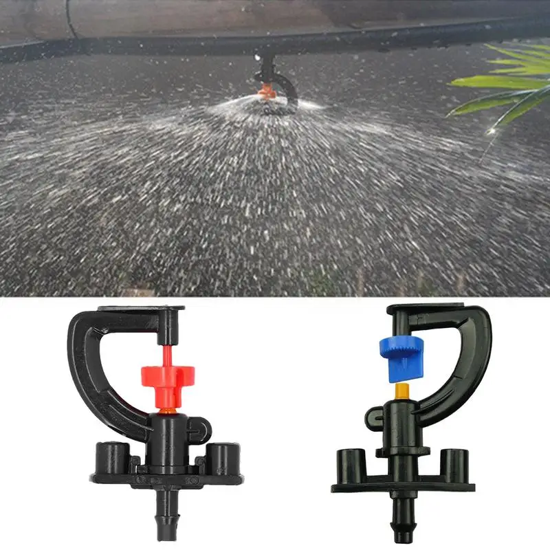 Rotating Sprinkler Head Versatile G-Type Refraction Mini Rotating Sprinkler Rotary Nozzle Adjustable Efficient Gentle Lawn Spray