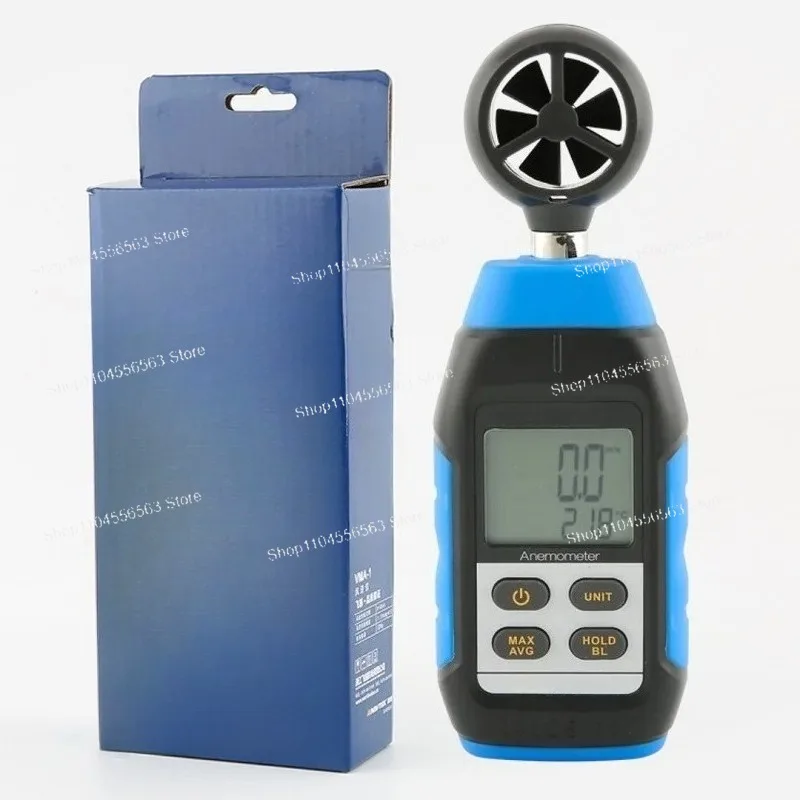 VMA-1 Digital Anemometer HVAC Airflow Wind Speed Meter 0-12m/s Backlit LCD for HVAC Technician