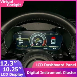 Digital Instrument Gauge Cluster Speedometer For Audi TT TTS A3 Q3 A4 A5 Q5 A6 A7 Q7 LCD Dashboard Tachometer Virtual Cockpit