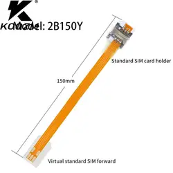 2FF SIM Standard Positive Reverse Extension Cord Mobile Phone Signal Extension Cord SIM Card Extension Cable