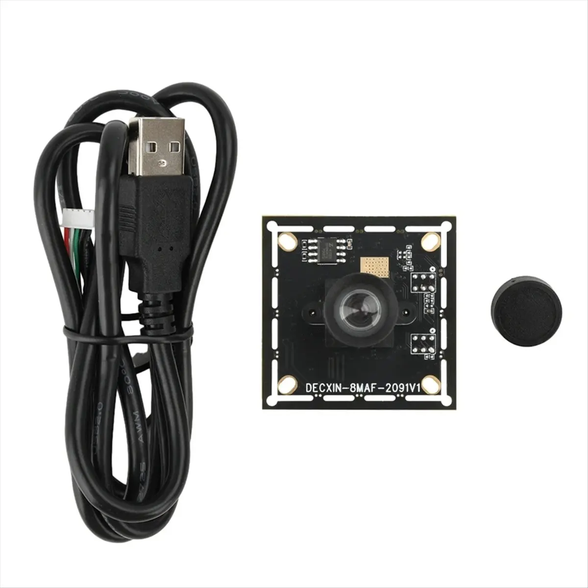 A88M IMX179 8MP HD Camera Module Fixed Focus Wide Angle Face Recognition/Document Scanning USB Camera for Machine Vision