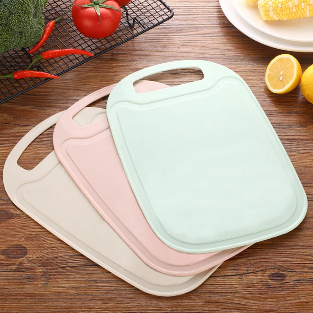 Anti-Slip Cutting Board Pp Material Kitchen Chopping Mat Hanging Hole For Fruit Vegetable Meat Fish Plastic Board view 5
