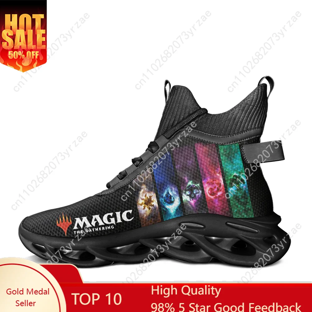 

Кроссовки Magic The Gathering High Top Flats для мужчин и женщин, спортивная обувь высокого качества, кроссовки на шнуровке, сетчатая обувь, обувь на заказ
