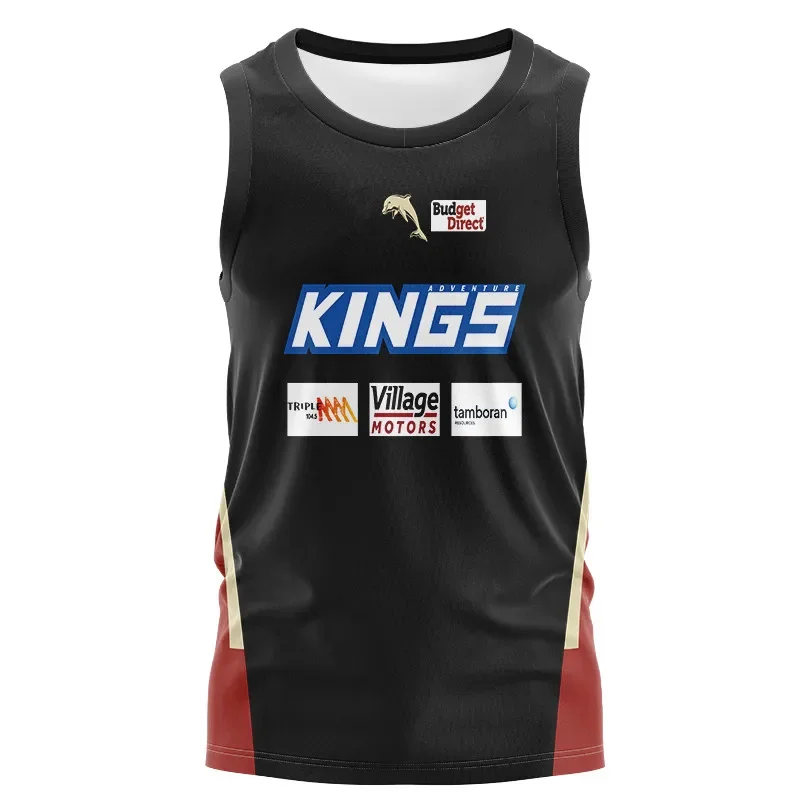 

2024 DOLPHINS MENS TRAINING BLACK RUGBY SINGLET JERSEY size S--5XL ( Print name and number )