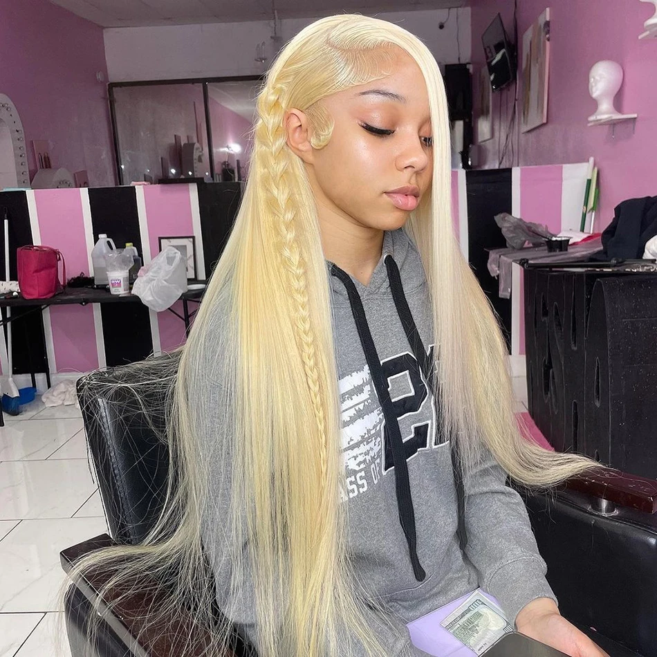 Glueless 613 Blonde Lace Front Wig Human Hair 13X4 Lace Front Human Hair Wig 13X6 Hd Lace Frontal Wig Straight Lace Front Wigs