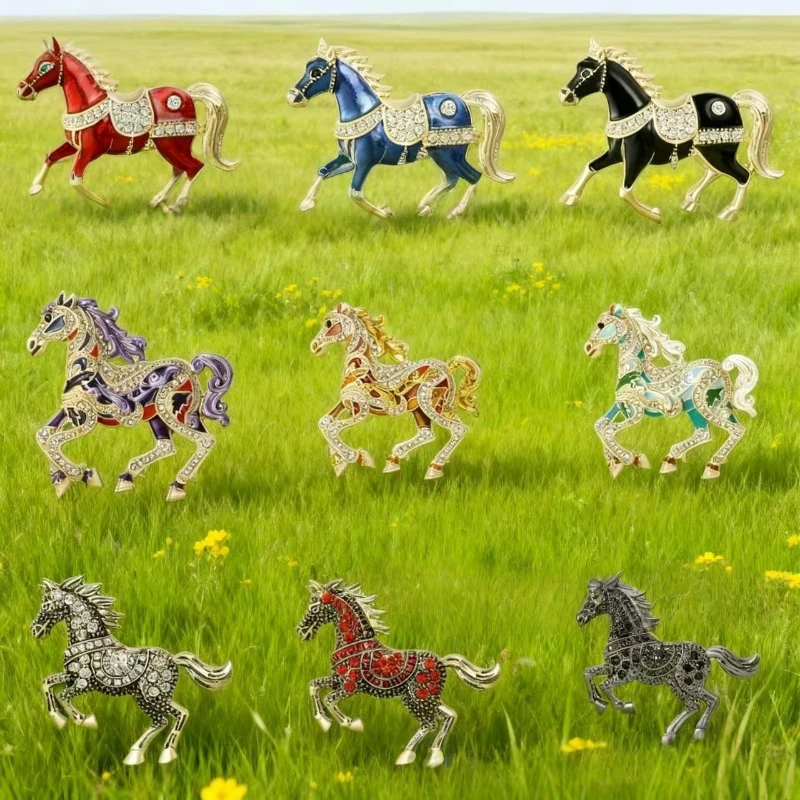 Year Of Horse Brooc…