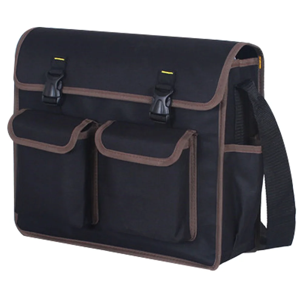 

Premium Electrician Bag Large Organizer Canvas Tote Heavy Duty Craftsman Power Tool Kit Pouch Tool Storage Bag For Home Repairs
