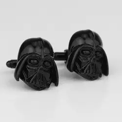 Star Wars Darth Vader gemelli Dark Lord of the Sith Cuff Links camicia da uomo accessori per gioielli natalizi da sposa regali periferici