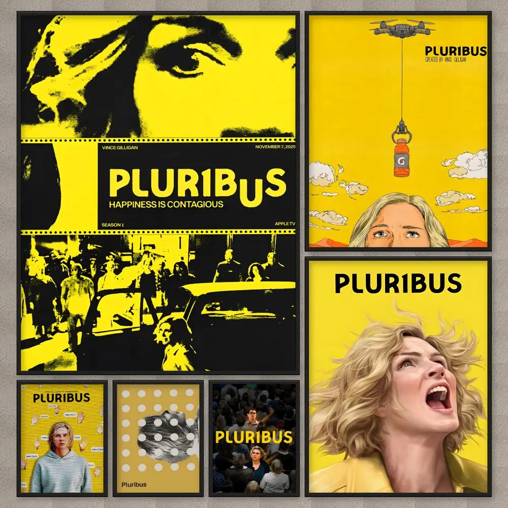 Hot broadcast Pluribus Poster HD Wall Art Home Decor Waterproof Print Bedroom Garage Party Gift