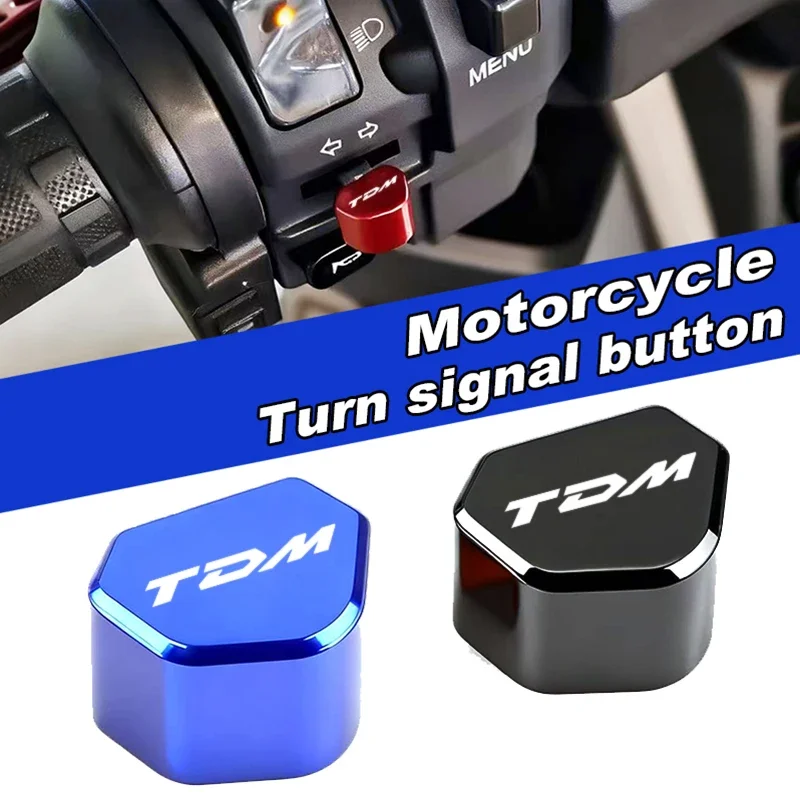 

Аксессуары для YAMAHA TDM850 TDM900 TDM 850 900, алюминиевая кнопка переключения мотоцикла с ЧПУ, крышка переключателя указателя поворота
