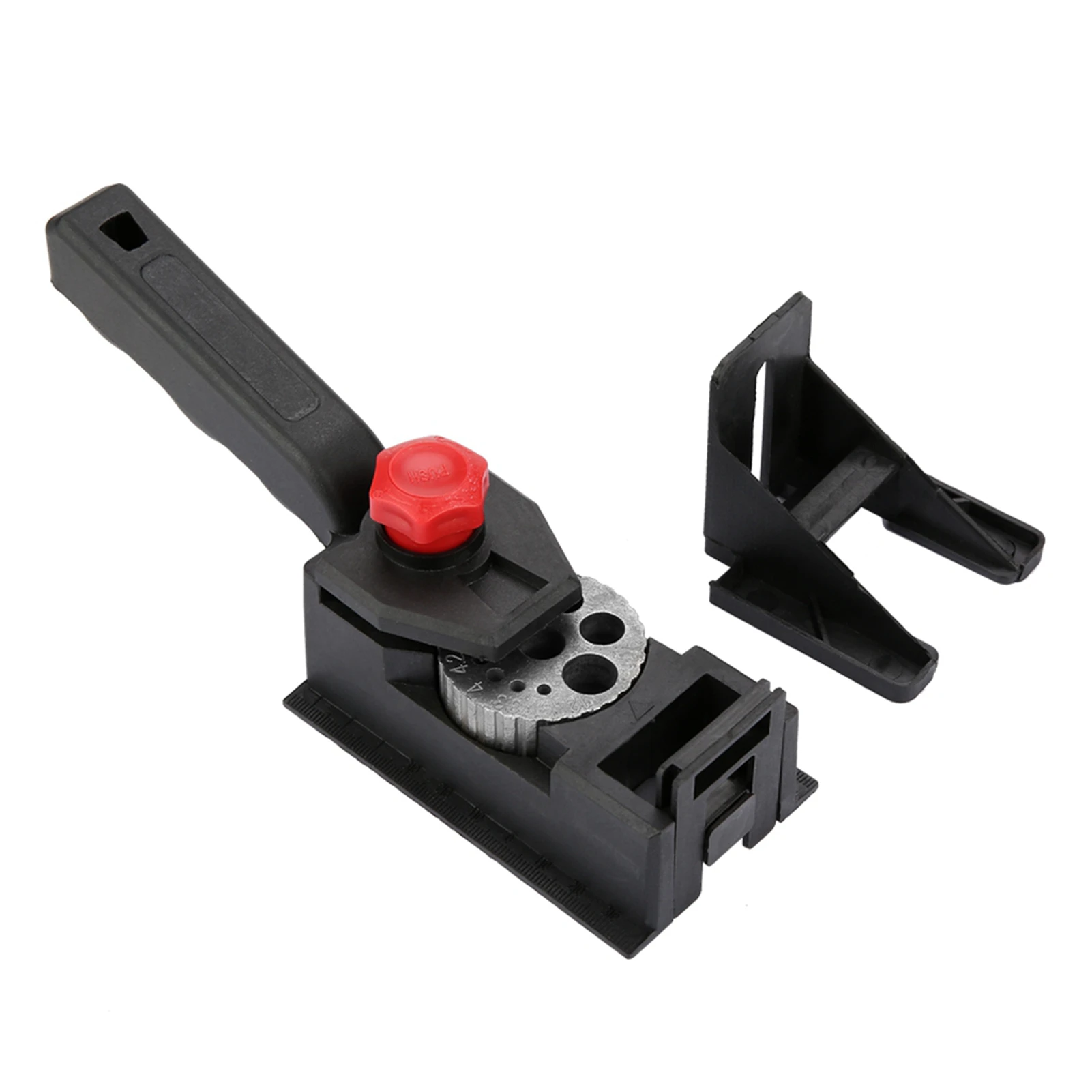 10 Hole Woodworking Drilling Positioning Limit Fixture Device 3-12mm Drill Bit Limit Ring Set Straight Hole Drill Guide