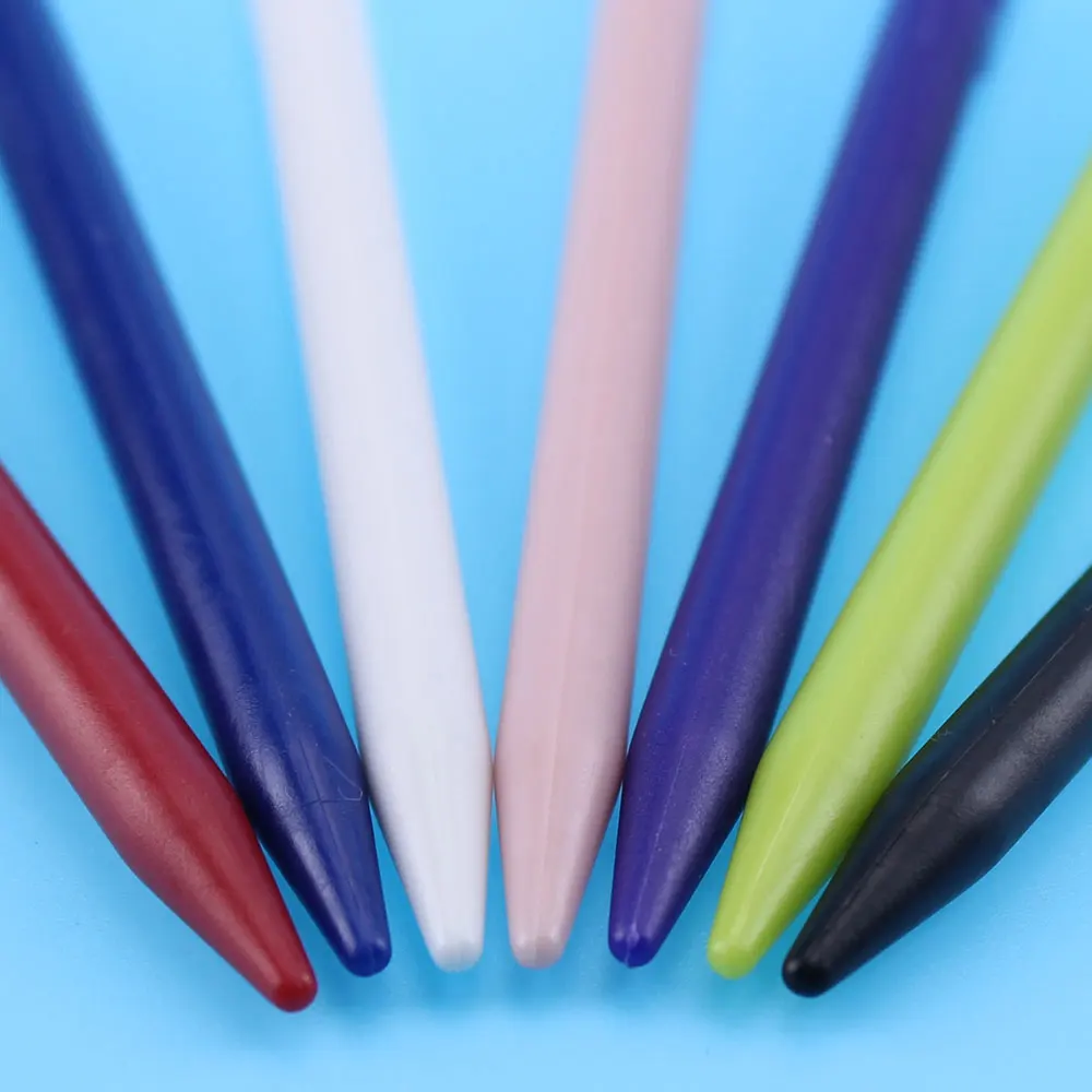 2 pezzi di plastica Touch Screen penna stilo penna portatile matita Touchpen Set 7 colori per 3DS