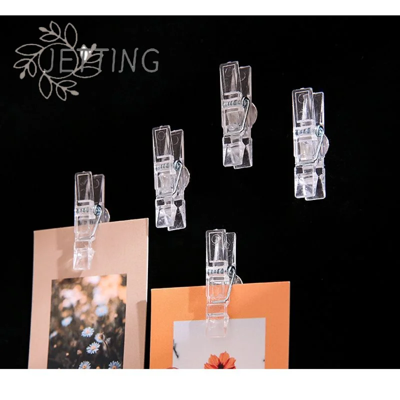 

Hot 20Pcs/Box Office School Stationery Drawing Pins Durable Plastic Thumb Tack Clips