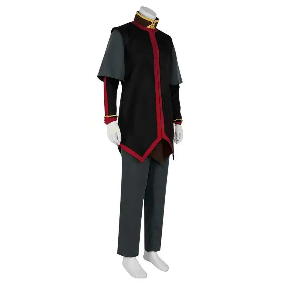 Avatar aang cosplay traje masculino casaco calças luvas roupas halloween carnaval festa disfarce terno