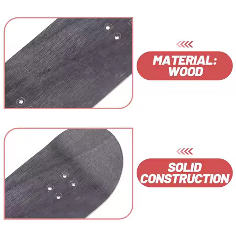 Finger Skateboard Wooden Fingerboard Deck Durable Lightweight Anti-Slip Stress Relieving Entertainment Decoration Kids Adults