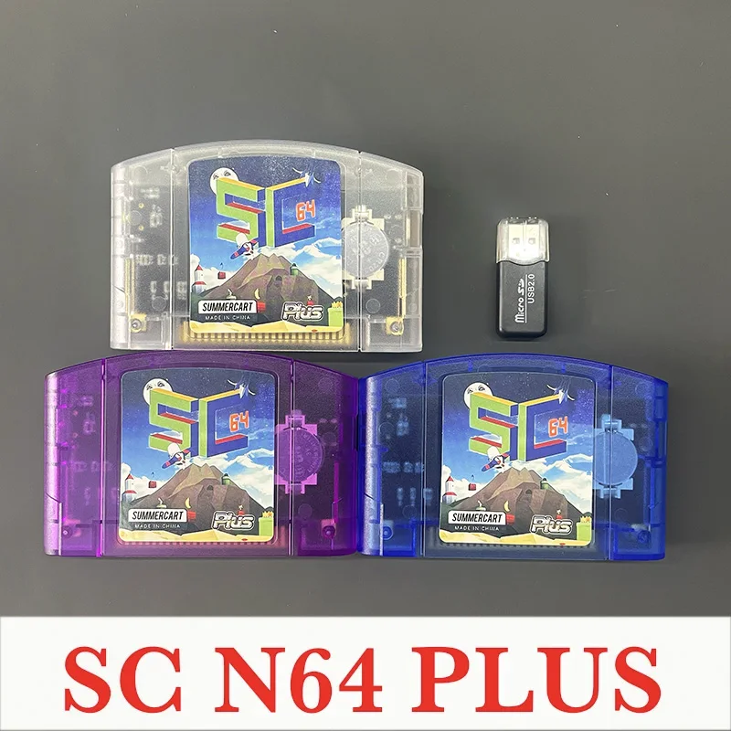 summercart-real-time-clock-sc64-plus-flash-support-tf-card-plug-and-play-retro-game-backup-cartridge-with-cartridgee-for-n64