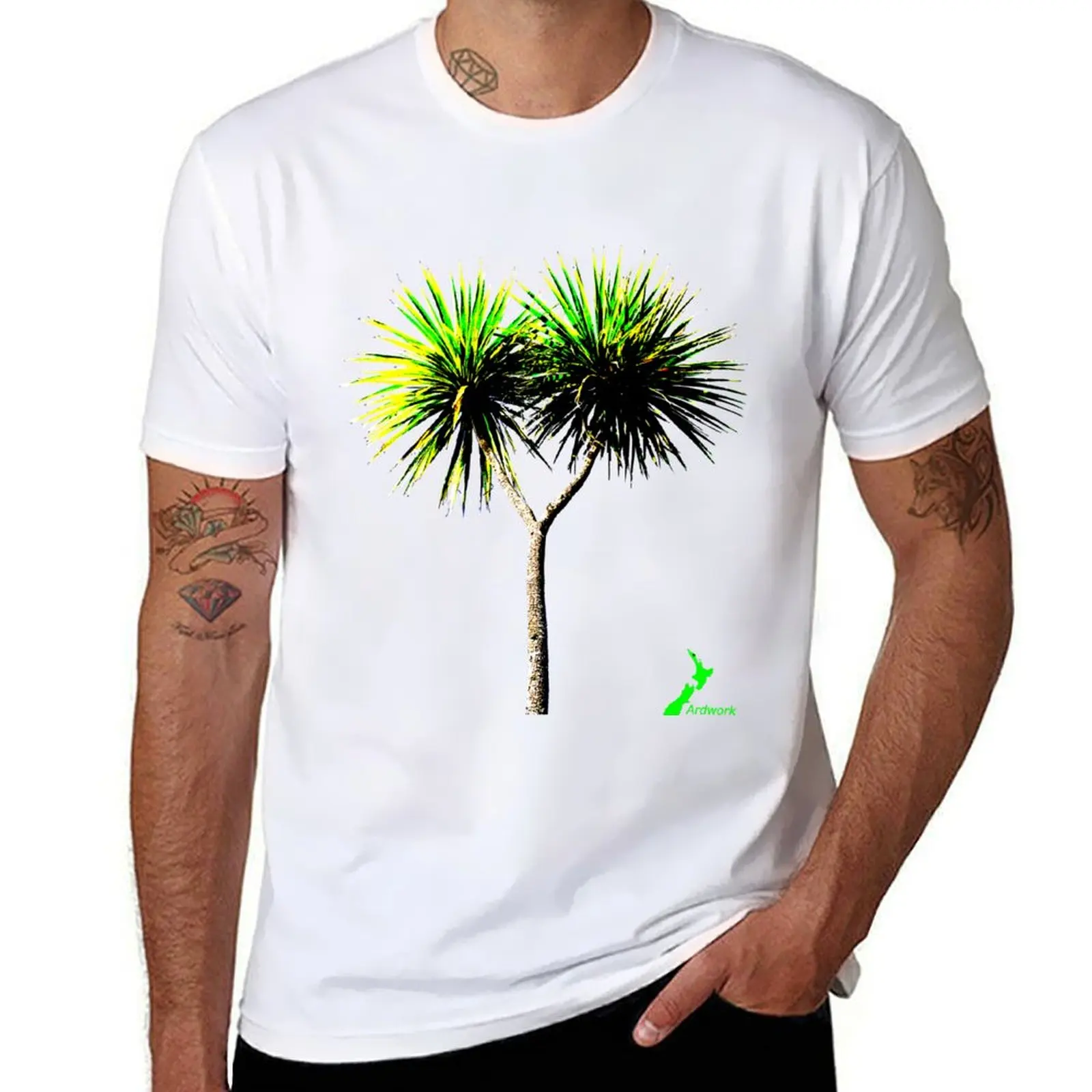 

Natural NZ - Cabbage Tree T-Shirt man t shirt designer funny t shirts dark humor man t shirts for men T-shirt
