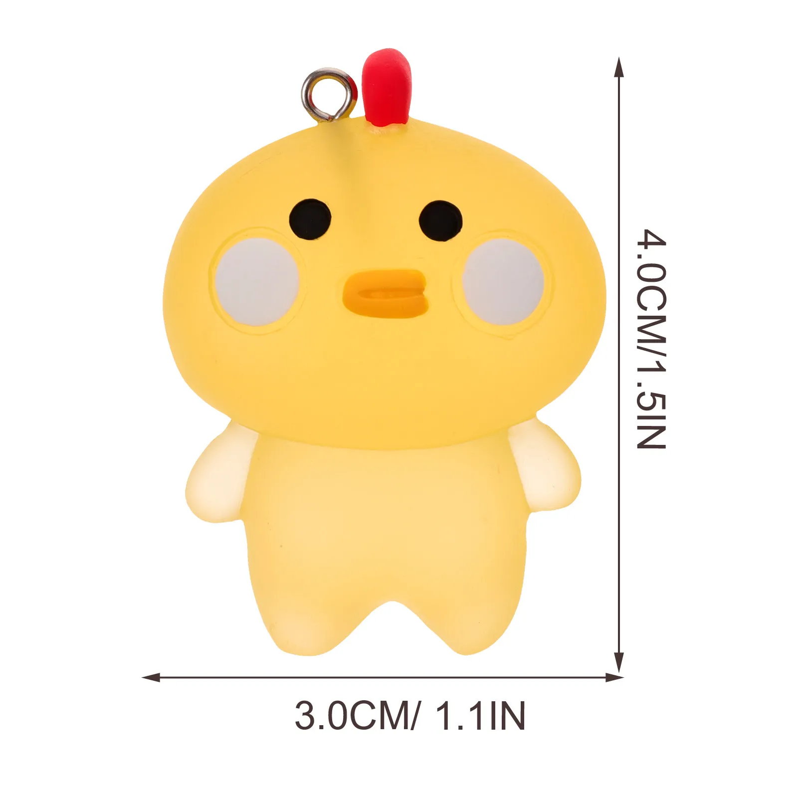 2Pcs Aquarium Floating Chicken Decor Fish Tank Decoration Safe Wear Resistant Non Toxic Water Friendly Pet Fish Ornament Natural