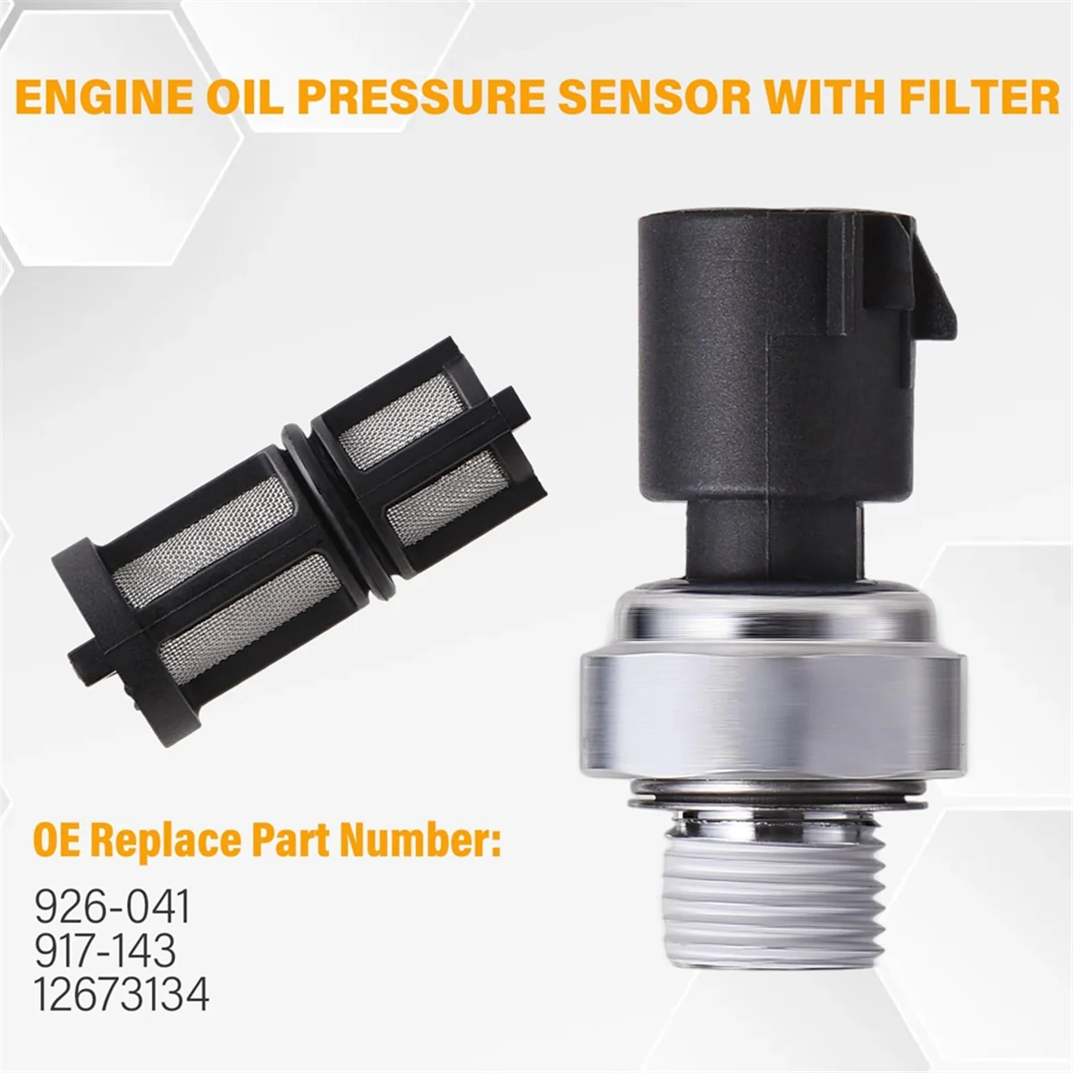 مستشعر ضغط زيت المحرك مع فلتر 926-040 12677836   لمركبات تشيفي بويك كاديلاك جي إم سي 2003-2008 -T45C