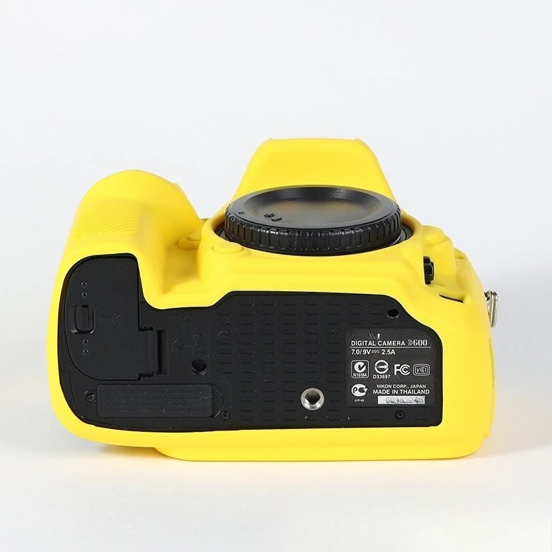 

Soft Silicone Case For Nikon D600 SLR camera Silicone Case D600 D610 protective cover Camera Soft Case + free tempered film