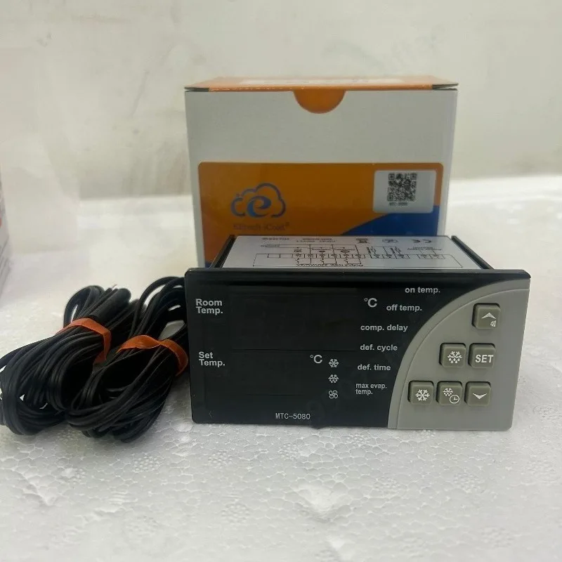 MTC‑5080 Digital Temperature Controller, Intelligent Electronic Thermostat, Cooling Defrost Control Instrument