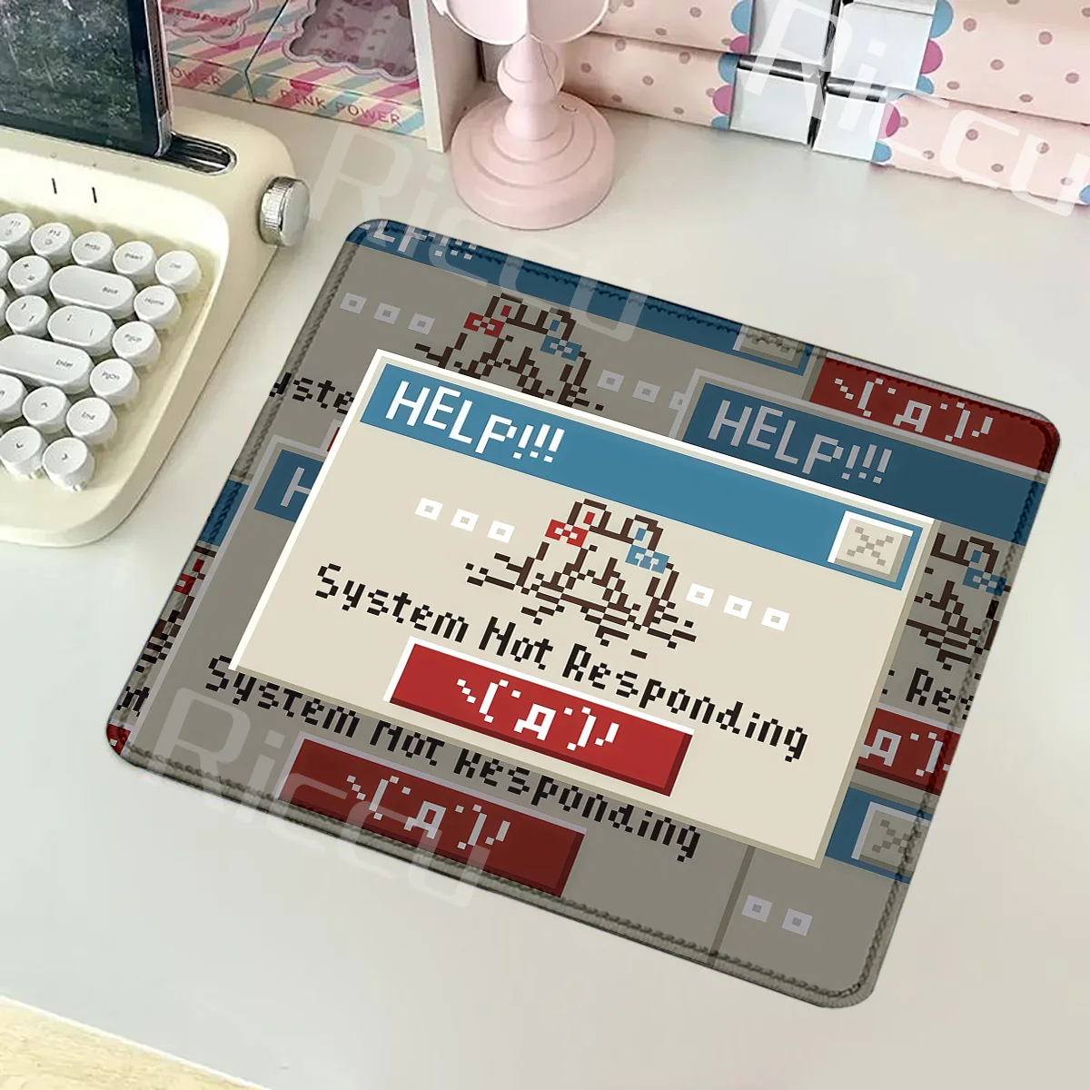 Cute Pixel Popup Mouse Pad Small Gaming Mousepad PC Gamer Carpet Keyboard Deskmat Kawaii Anime Mousemats HD Laptops E-Sports Mat