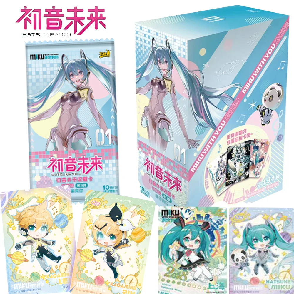 

KAYOU Hatsune Miku Card Collection Popular Virtual Songstress The Future Has You Series Rare Limited Edition Card Children Gifts