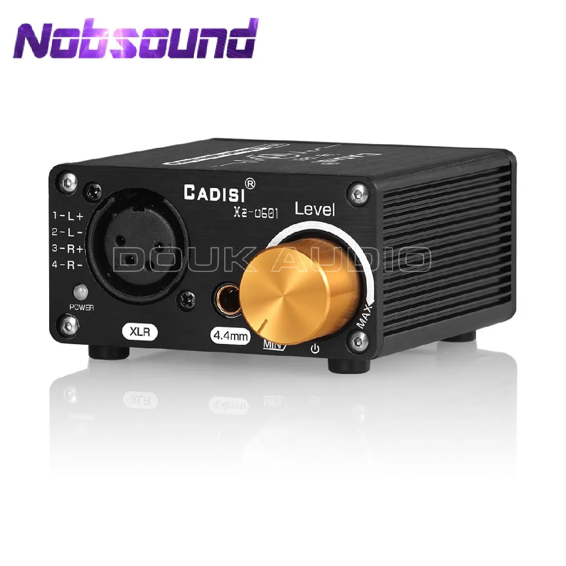 Nobsound U5 Mini Fully Balanced Headphone Amplifier for XLR / 4.4mm Headsets Desktop Stereo Large Output Power Earphone Amp